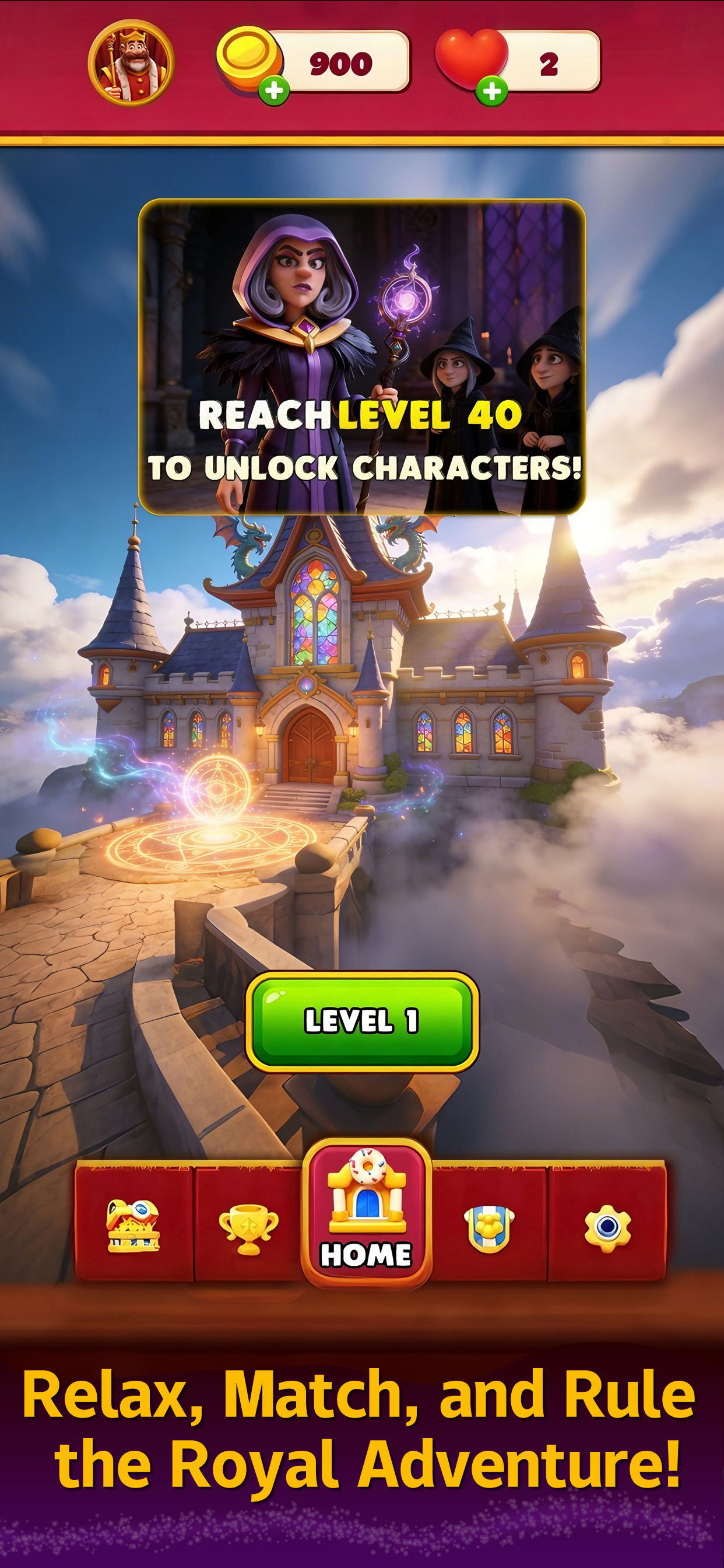 Royal Matcher Puzzle screenshot 2