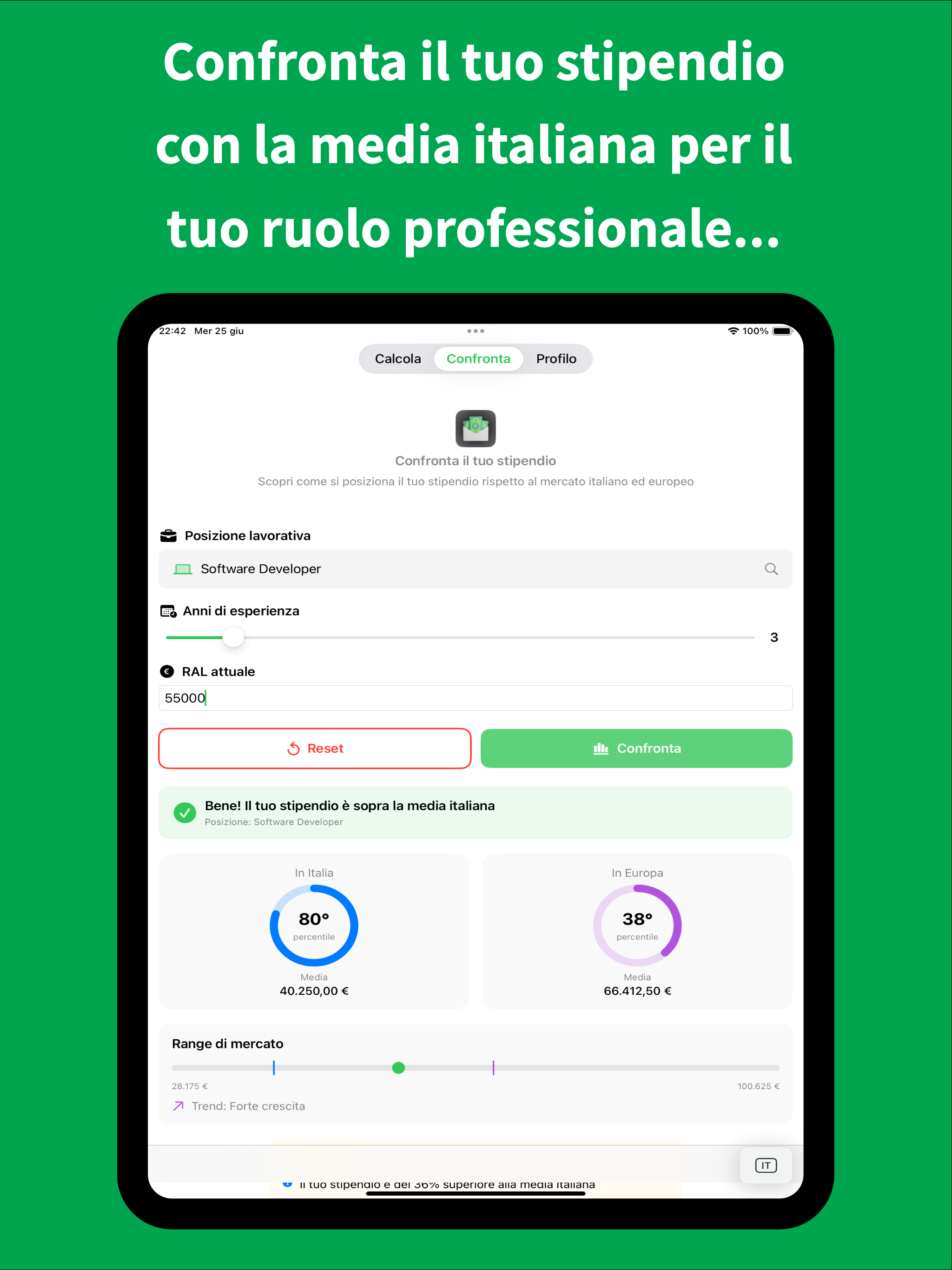 Stipendiometro screenshot 11