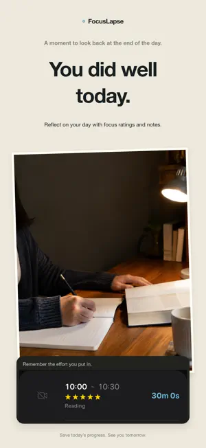 FocusLapse - Study Time Lapse screenshot 3