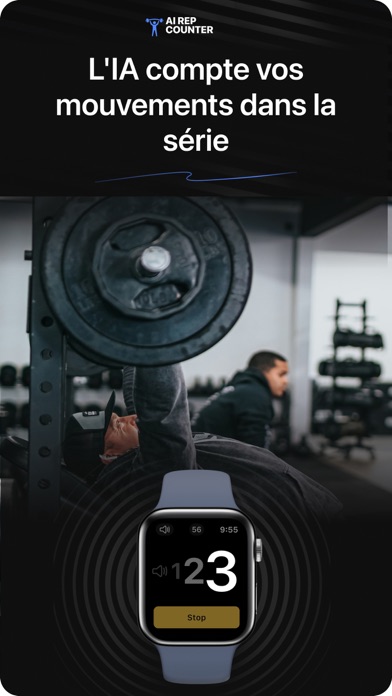 Screenshot #1 pour AI RepCounter Suivi d'Entraîn.