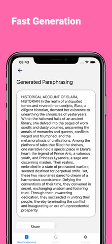 AI Paraphraser: Text Humanizer Screenshot 2 of 3