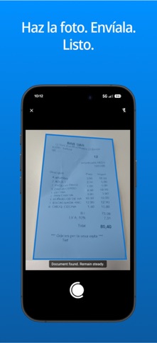 Captio - Informes de gastos iPhone screenshot 2