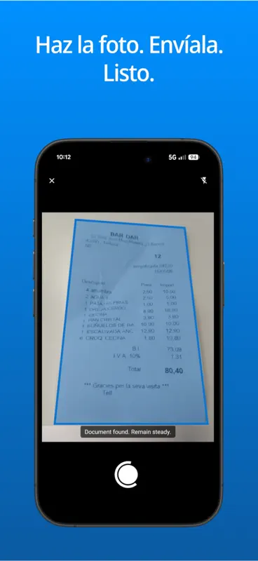 Captio - Informes de gastos screenshot 2 of 6