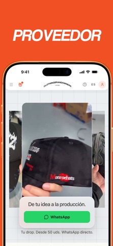 CBOS: Diseño de gorras iPhone screenshot 2