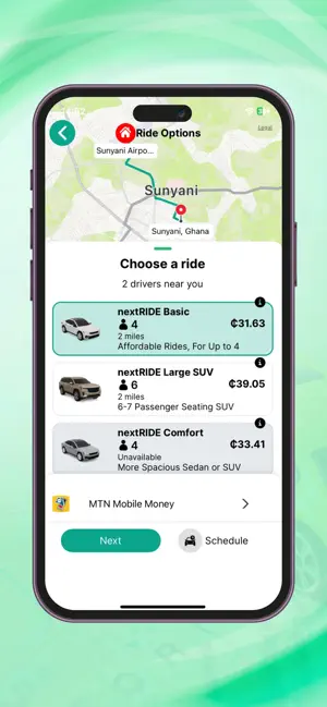 nextRIDE - Request a Ride screenshot 2