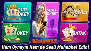 101 Okey Oyna - Sesli Muhabbet screenshot 1