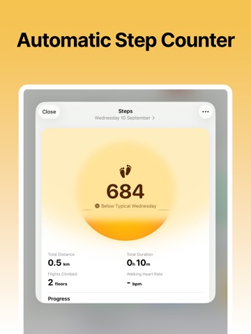 Gentler Streak Workout Tracker iPad screenshot