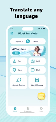 Ploet Translate-Global Speak iPhone screenshot