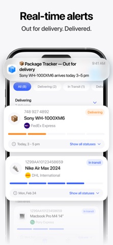 Package Tracker: Parcels Screenshot 3 of 6