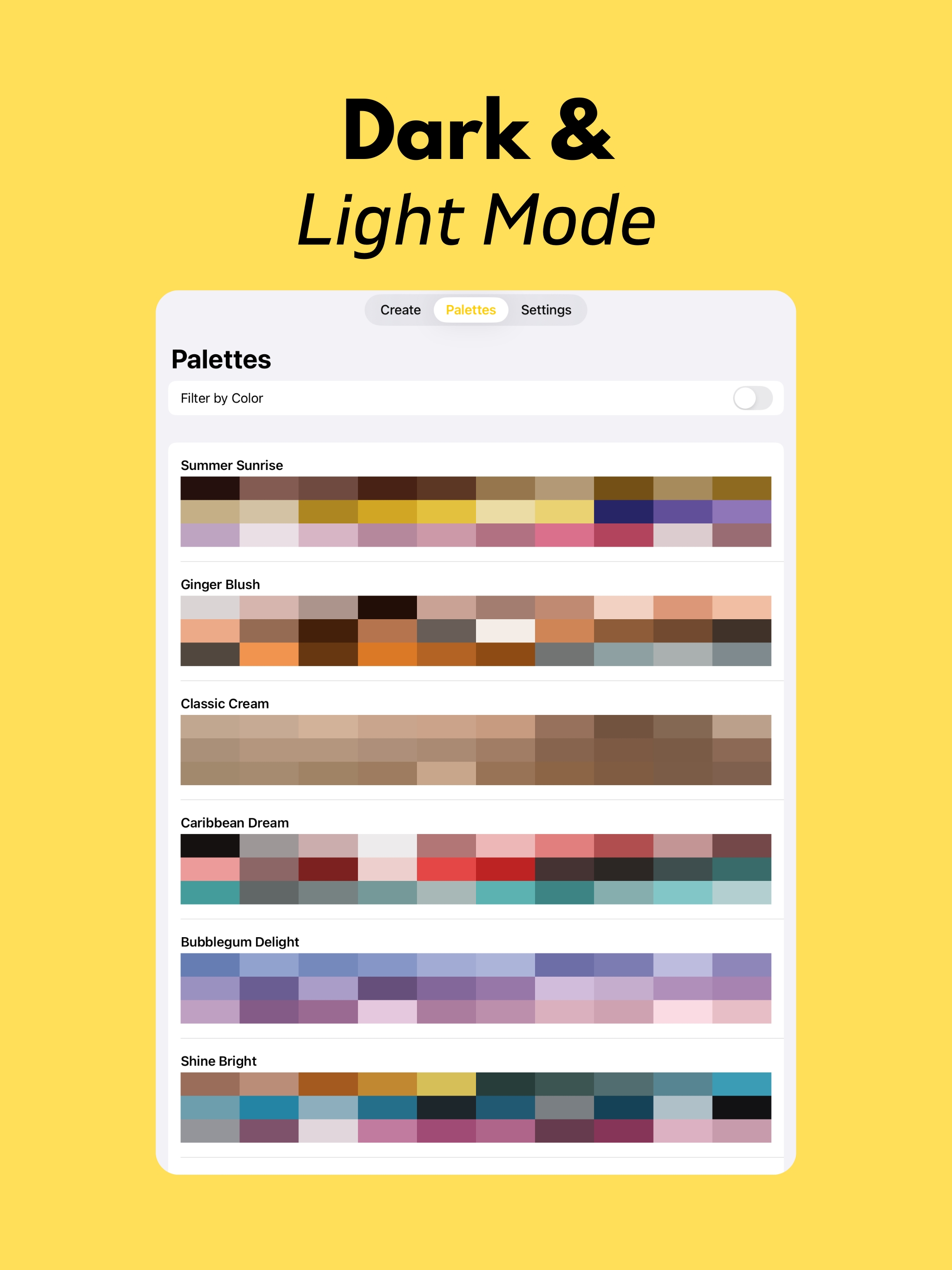 Color Palettes for Procreate