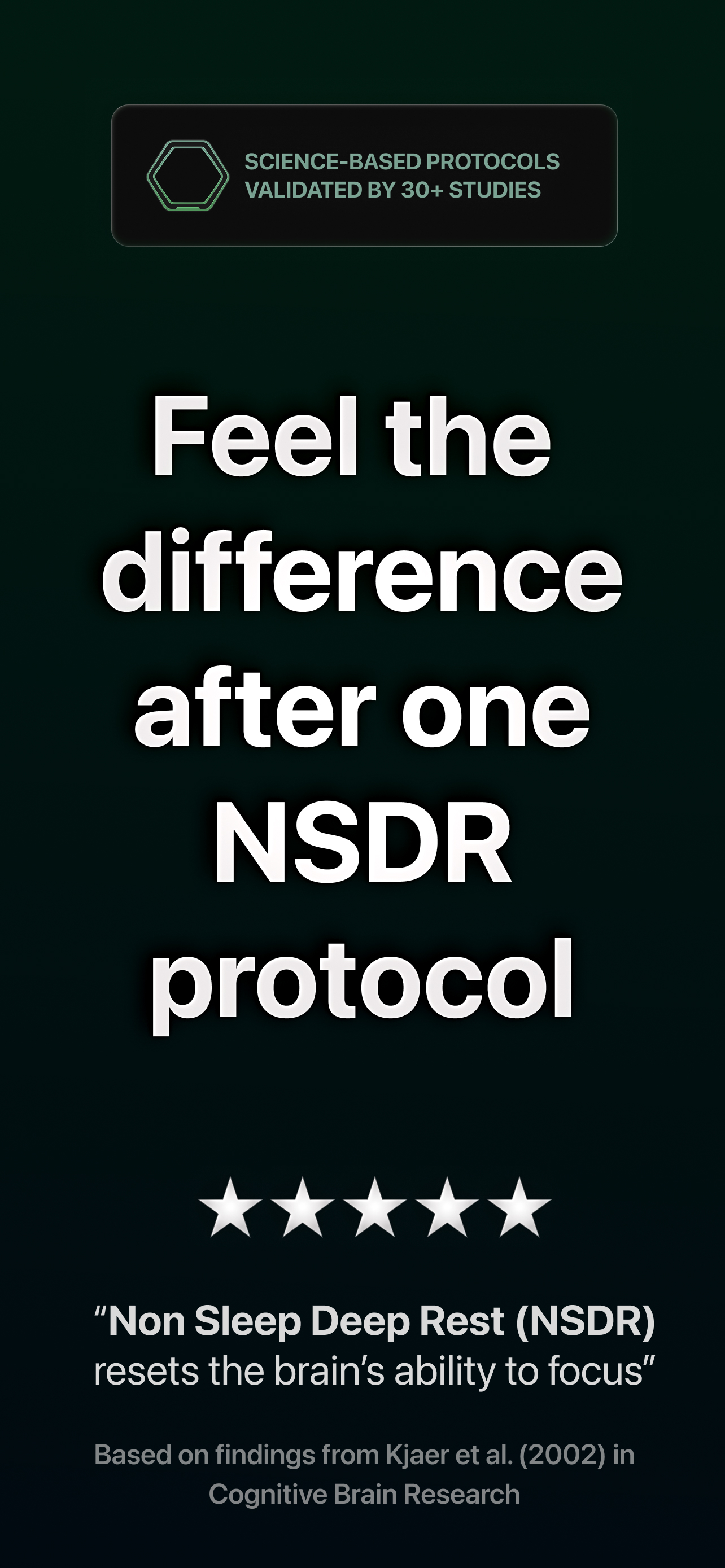 Recharge Science: NSDR Reset screenshot 2