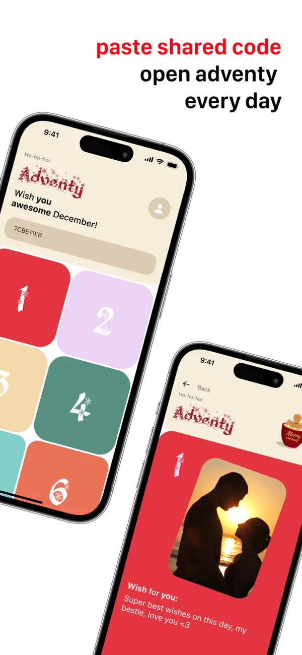 Screenshot #2 pour Adventy - Advent Calendar