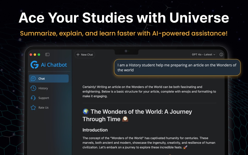 #4. Chatbot: Ask Open Assistant AI (macOS) Podle: Muhammad Hassan Raza