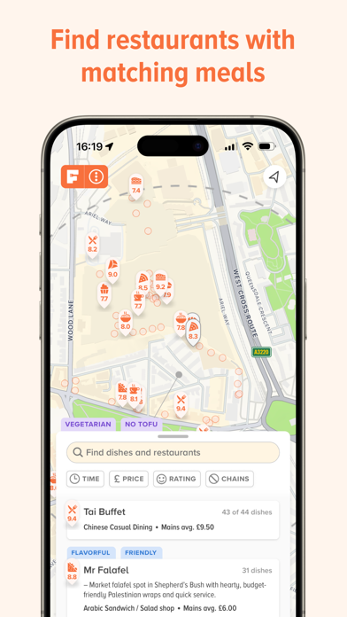 Screenshot #2 pour FoodStyles – The Meal Finder