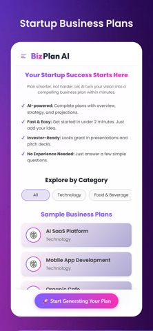 AI BizPan: Biz Plan Maker screenshot