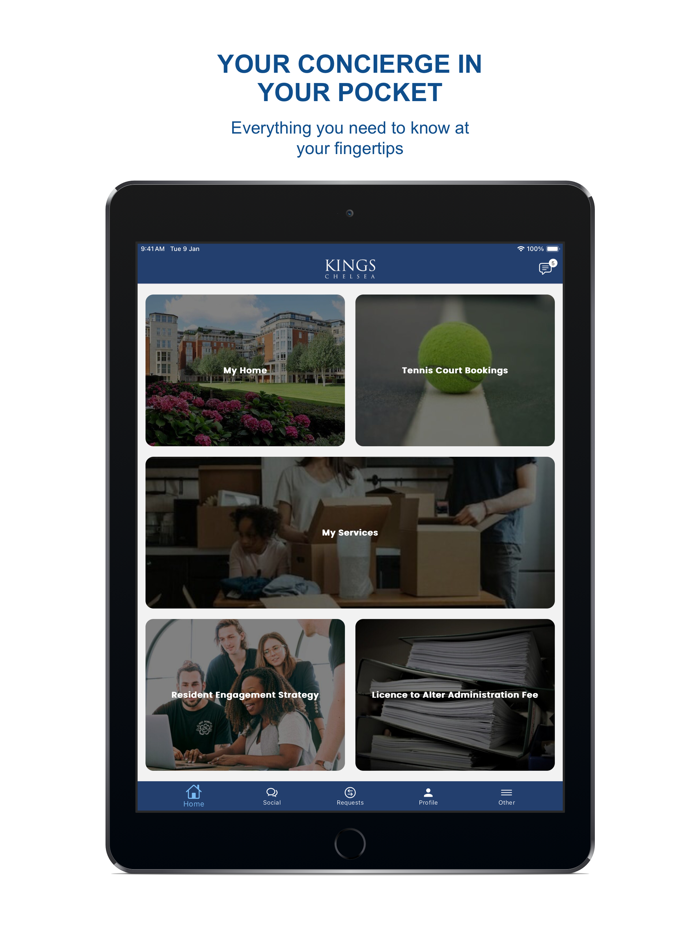 Kings Chelsea Concierge App