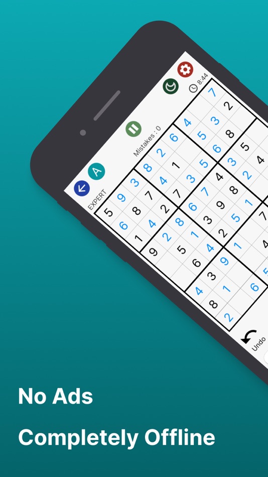 #1. Sudoku - Sudoku Classic Puzzle (iOS) 来自: Niroj Maharjan