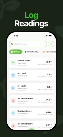 Hydrofy: Hydroponic Plant Care iPhone screenshot