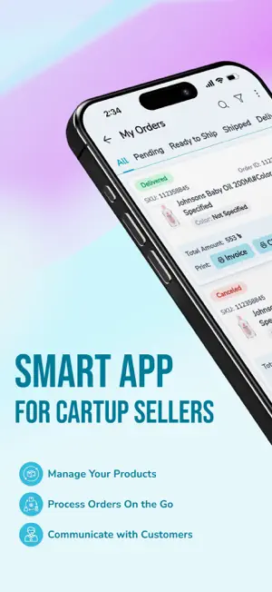 Cartup Seller Center screenshot 1