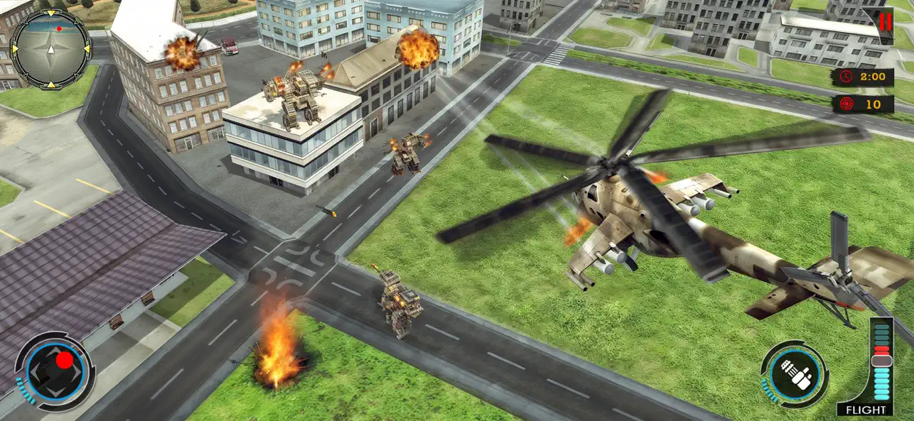 Screenshot #2 pour Hélicoptère de combat 3D