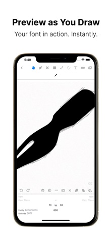 Letterforms - Font Maker Screenshot 5 of 8