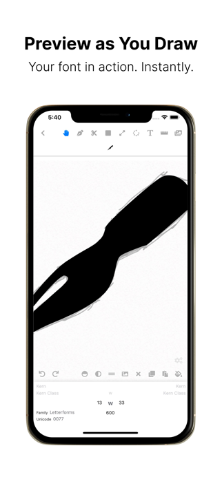 Letterforms - Font Maker Screenshot 5 of 8