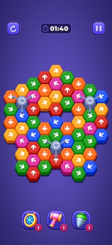 Hexa Go! - Arrow Sort Puzzle Screenshot 6 of 6