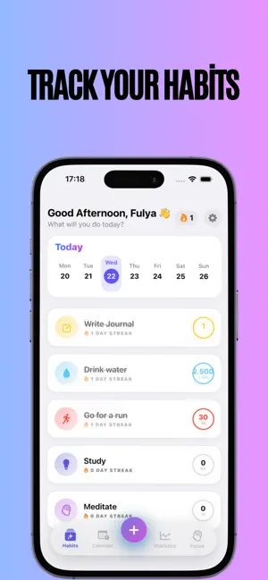 Streakly-Daily Habit Tracker screenshot 1