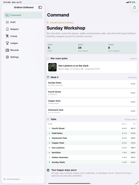 Gridiron Gritboard screenshot 2