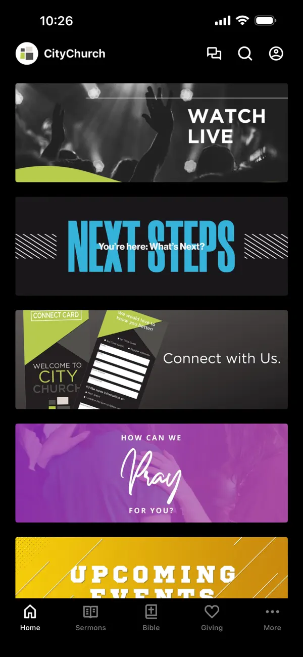 Screenshot #1 pour City Church AG
