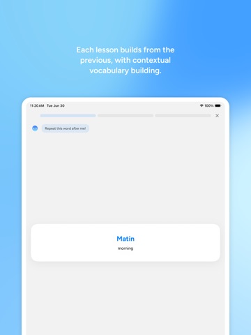 Orali AI – Language Lessons iPad screenshot