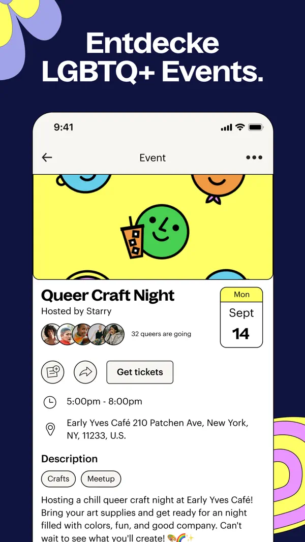 Lex: App für queere Menschen iPhone App Screenshot 6 – Soziale Netzwerke