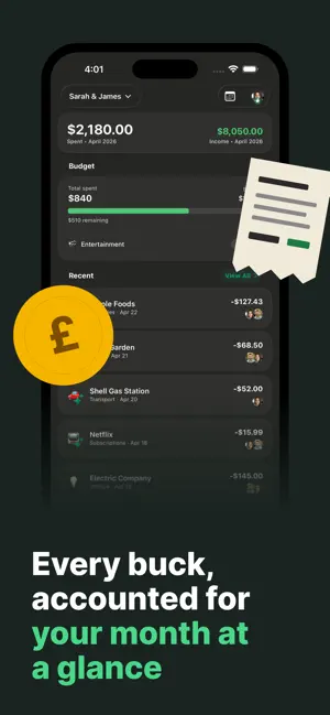 BucksBuddy: AI Couple Expenses screenshot 2