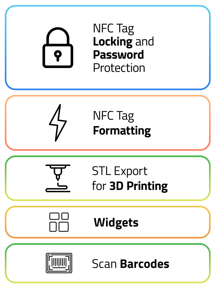 #6. NFC.cool Tools Tag Reader (iOS) Podle: Nicolo Stanciu