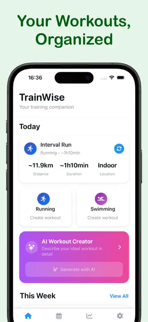 TrainWise: Sync Workouts screenshot 1