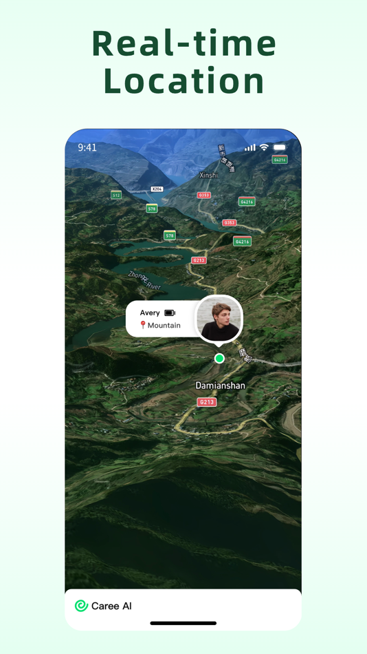 #10. Caree AI - GPS Phone Location (iOS) Podle: Moonscape Technologies Inc.