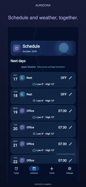 Auridora: Smart Alarm & Shifts screenshot 3