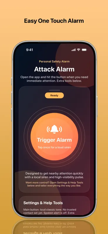 Attack Alarm screenshot 1 of 3