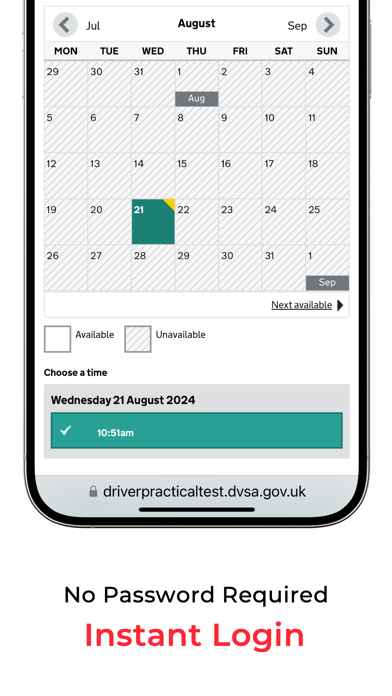 Testi Driving Cancellations UK Screenshot