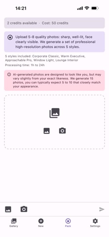 PhotoCV screenshot