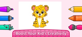 Kids Coloring Book: Fun Games iPhone screenshot