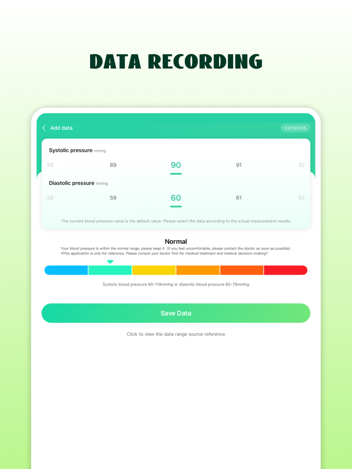 Blood Pressure Health Monitor