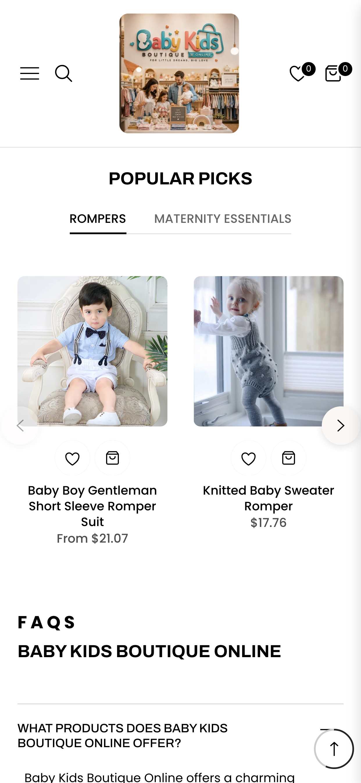 Baby Kids Boutique Online screenshot 4