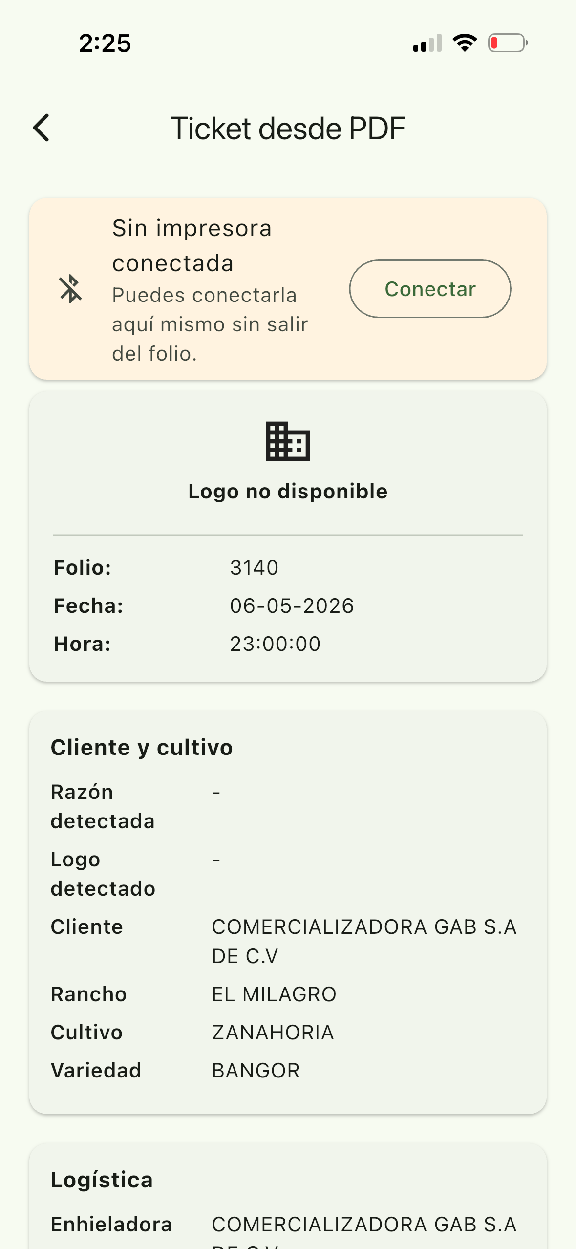 Folio Verde screenshot 3