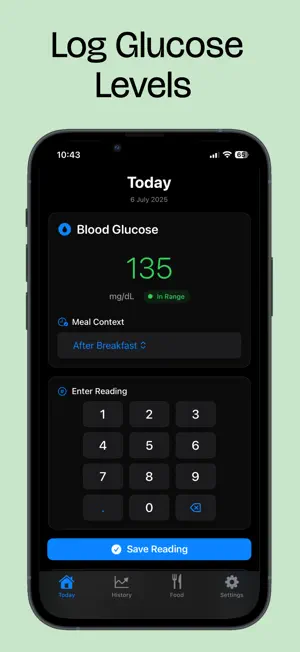 Blood Sugar Tracker - Gluco screenshot 2