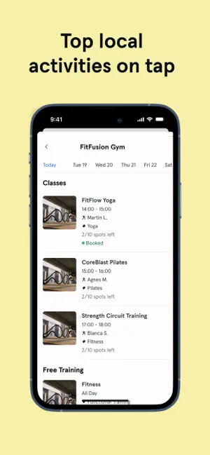 Urban Sports Club iPhone screenshot 5