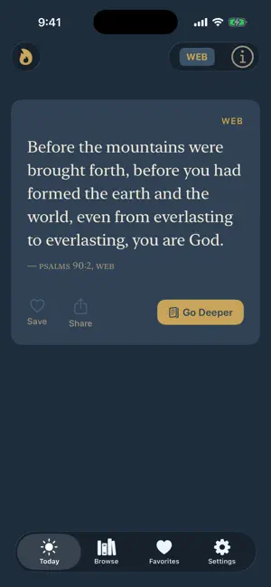 Kept: Daily Scripture screenshot 1