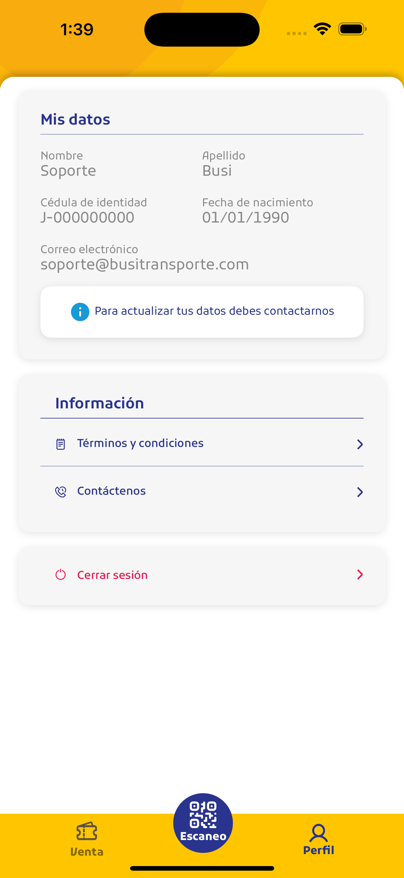 Busi Taquillas screenshot 7