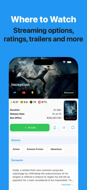 Watchlistfy: Track & Discover screenshot 3