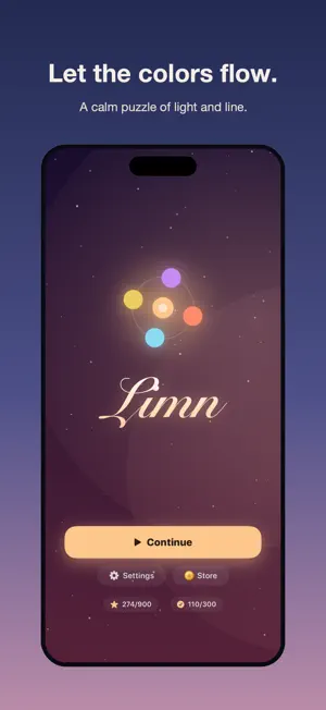 Limn - Line & Color Puzzle screenshot 1